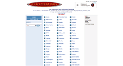 Desktop Screenshot of guaranteedcars.com