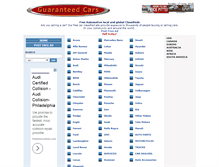 Tablet Screenshot of guaranteedcars.com